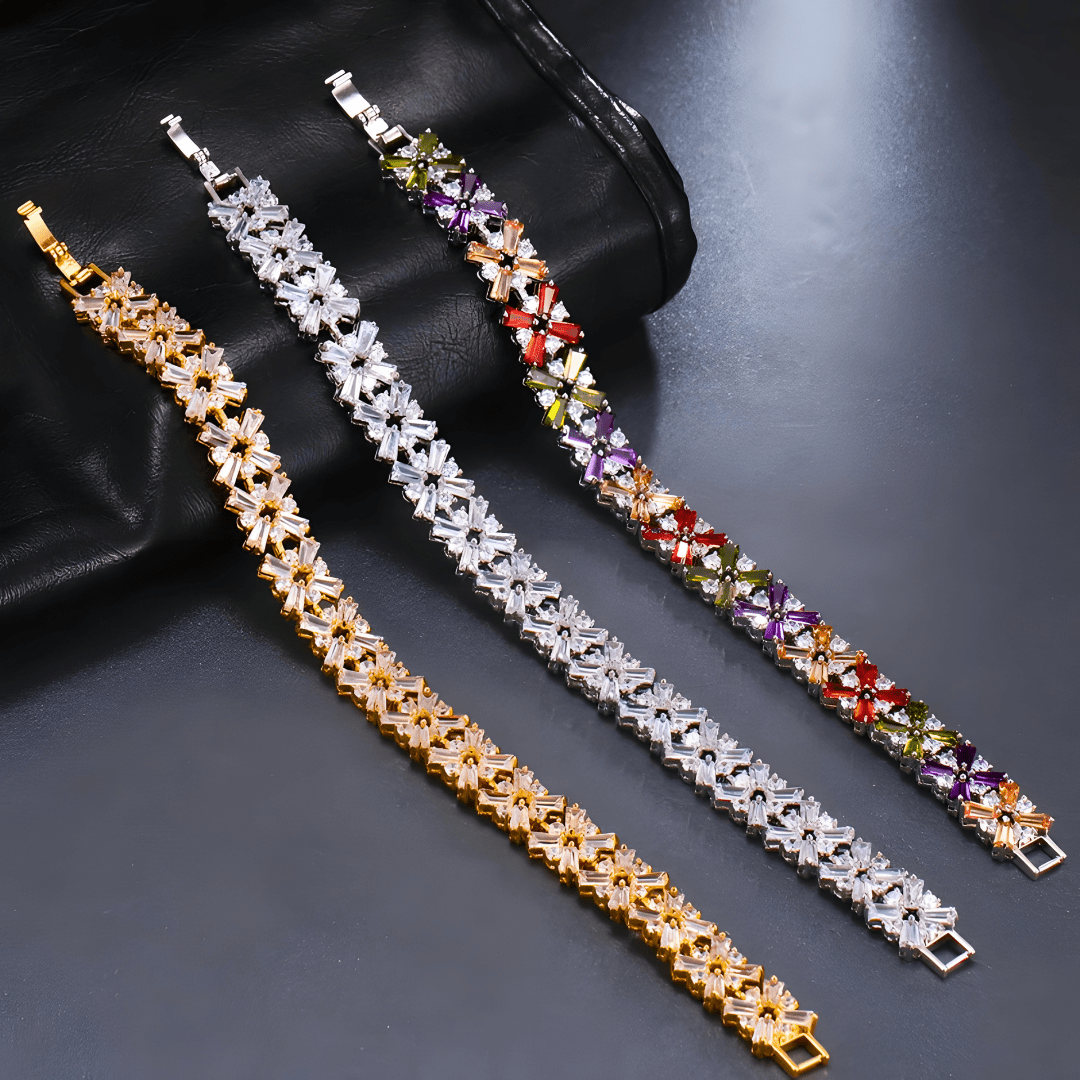 Vivian Starburst Tennis Bracelet - Dolbrook Jewelers