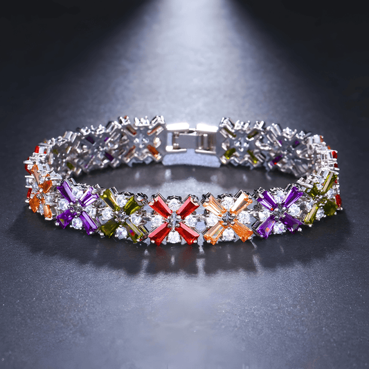 Vivian Starburst Tennis Bracelet - Dolbrook Jewelers
