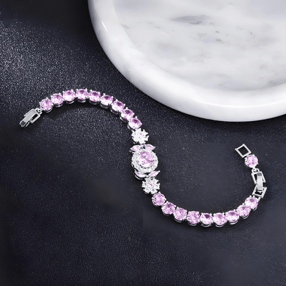 Vivienne Crystal Halo Bracelet - Dolbrook Jewelers