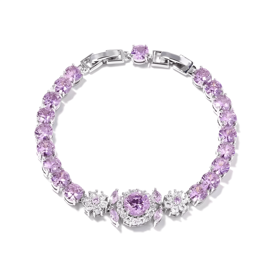 Vivienne Crystal Halo Bracelet - Dolbrook Jewelers