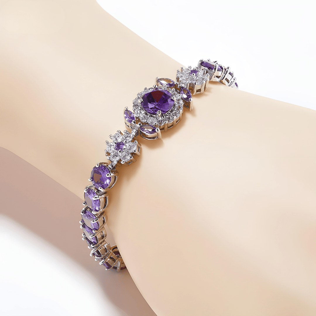 Vivienne Crystal Halo Bracelet - Dolbrook Jewelers