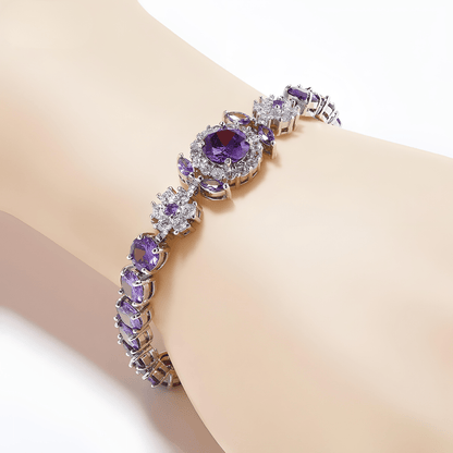 Vivienne Crystal Halo Bracelet - Dolbrook Jewelers