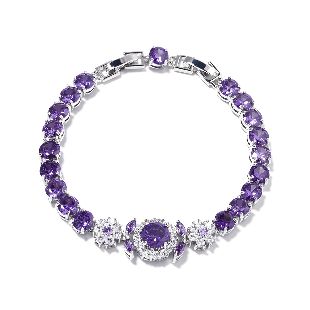 Vivienne Crystal Halo Bracelet - Dolbrook Jewelers