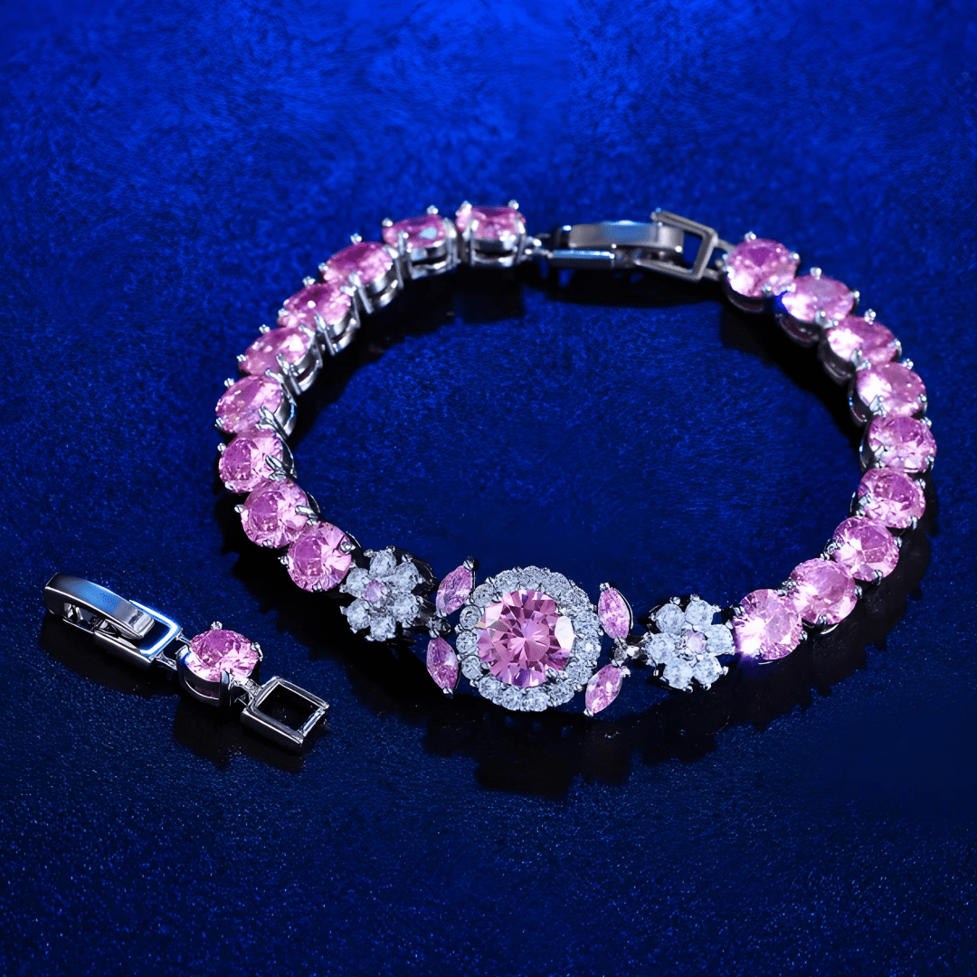 Vivienne Crystal Halo Bracelet - Dolbrook Jewelers