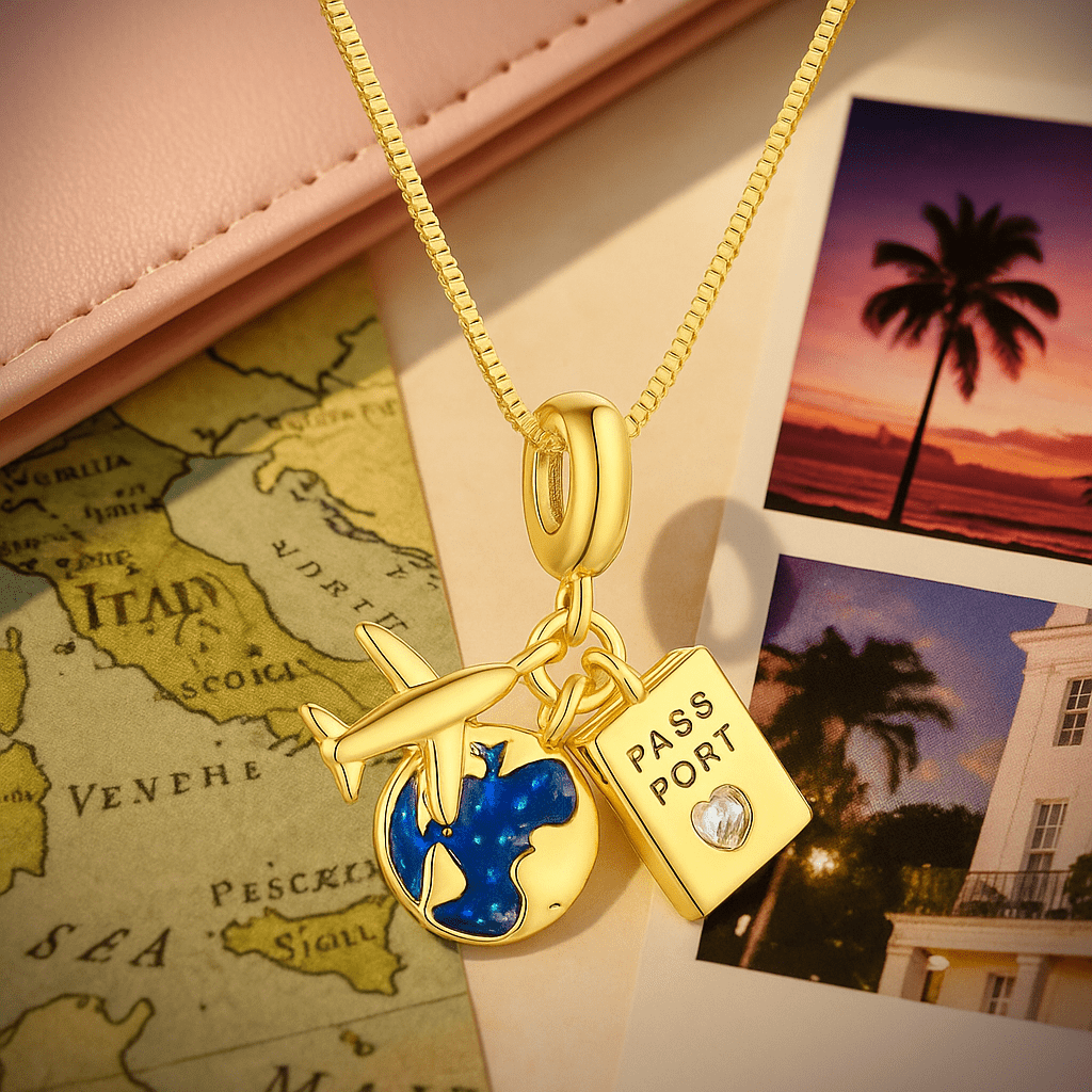 Wanderlust Charm Necklace - Dolbrook Jewelers