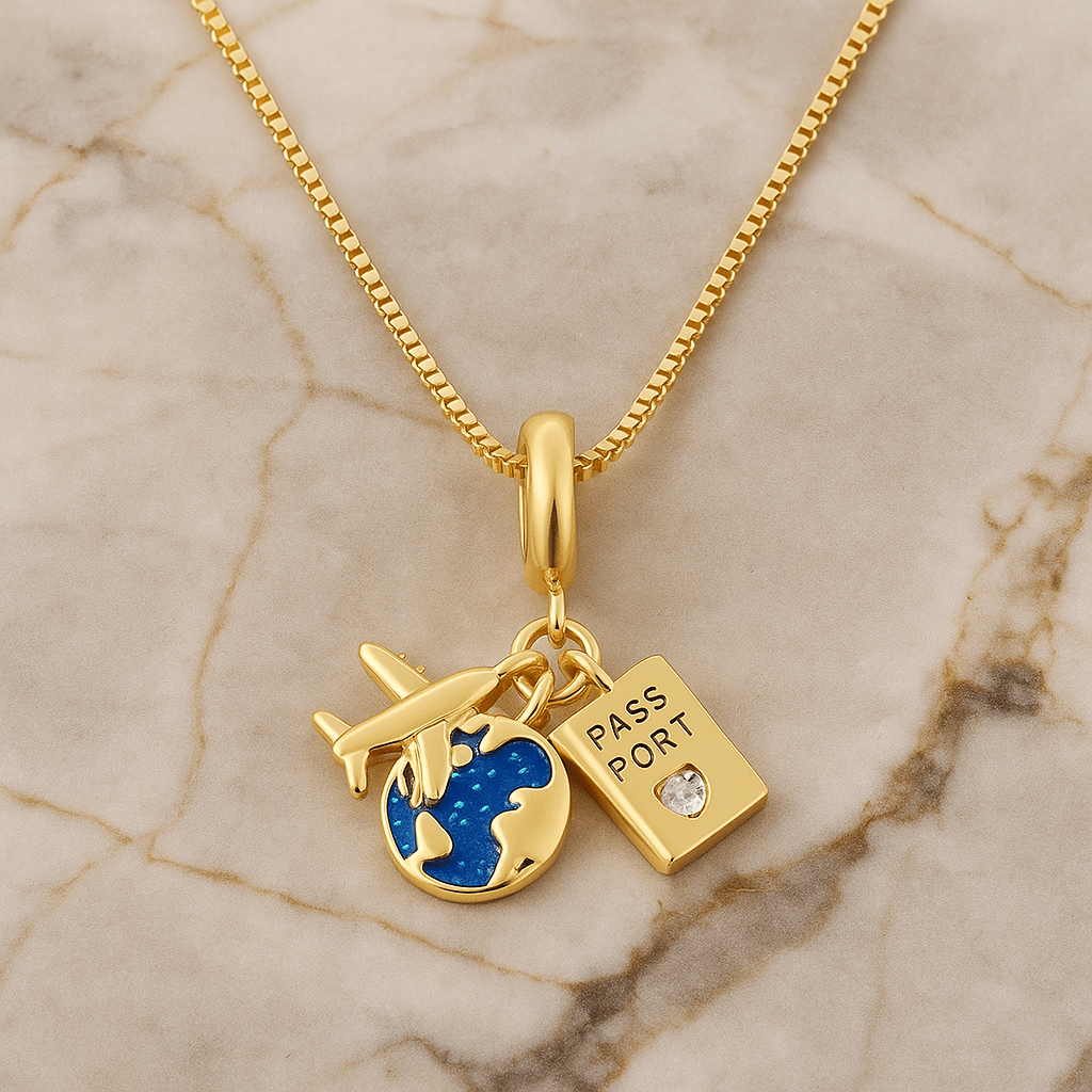 Wanderlust Charm Necklace - Dolbrook Jewelers