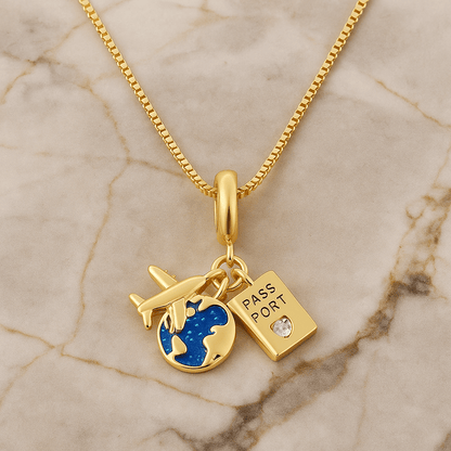 Wanderlust Charm Necklace - Dolbrook Jewelers