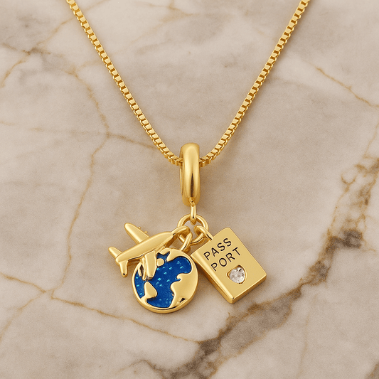 Wanderlust Charm Necklace - Dolbrook Jewelers