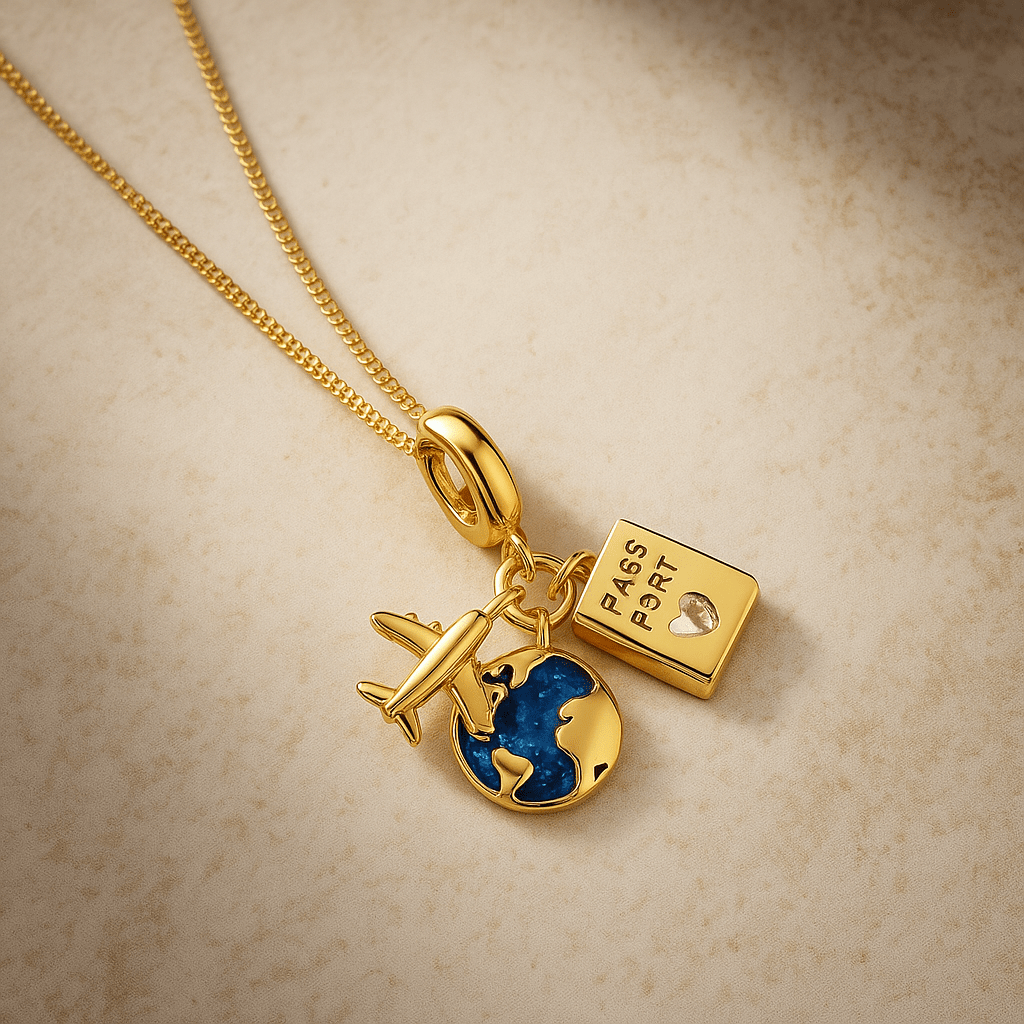 Wanderlust Charm Necklace - Dolbrook Jewelers