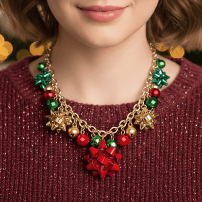 Wrapped Up in Christmas Necklace - Dolbrook Jewelers